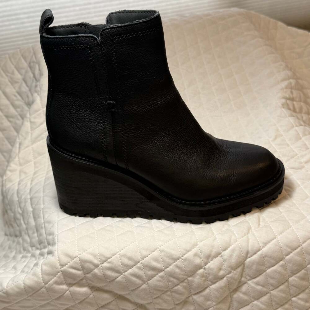 Zodiac Black Ankle Boots - Picture 8 of 10